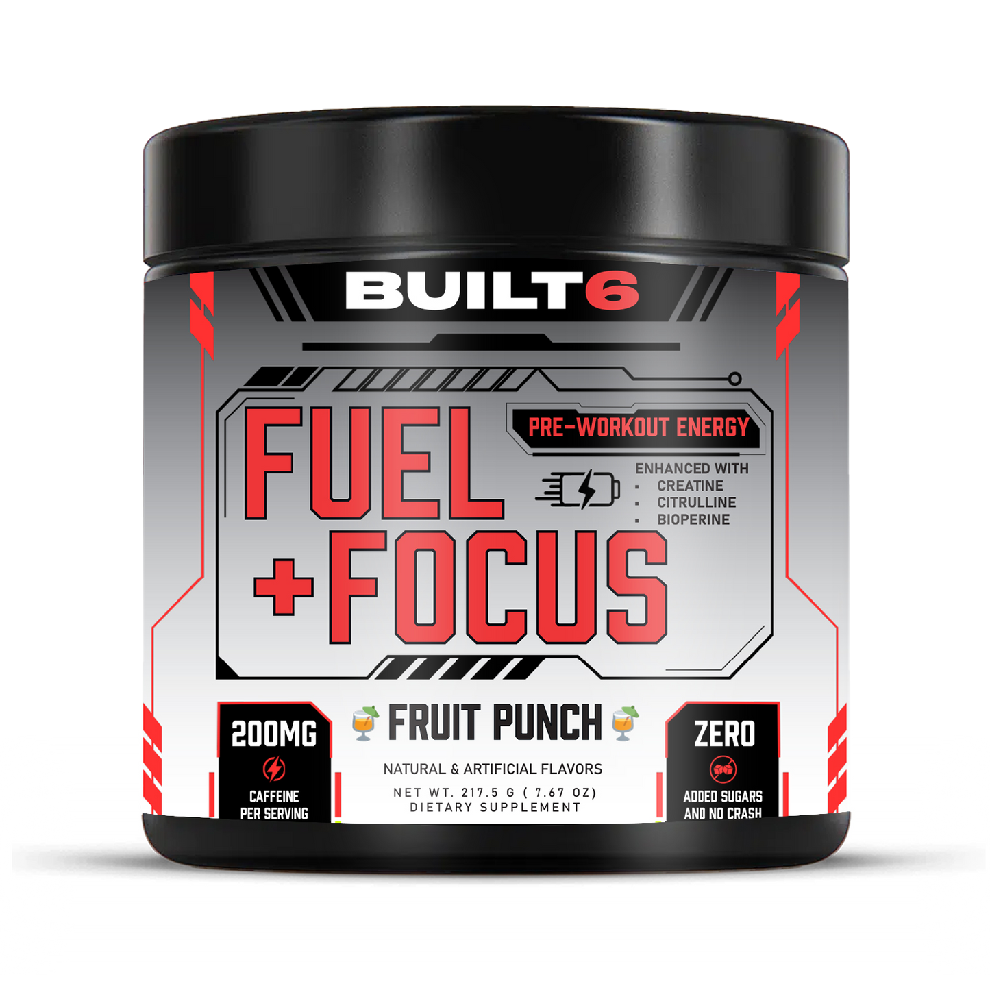 FUEL + FOCUS Pre-Workout Fruit Punch