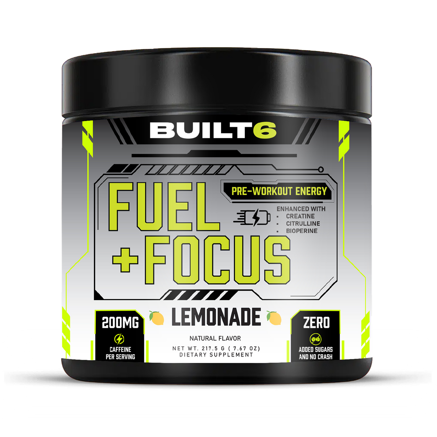 FUEL + FOCUS Pre-Workout Lemonade
