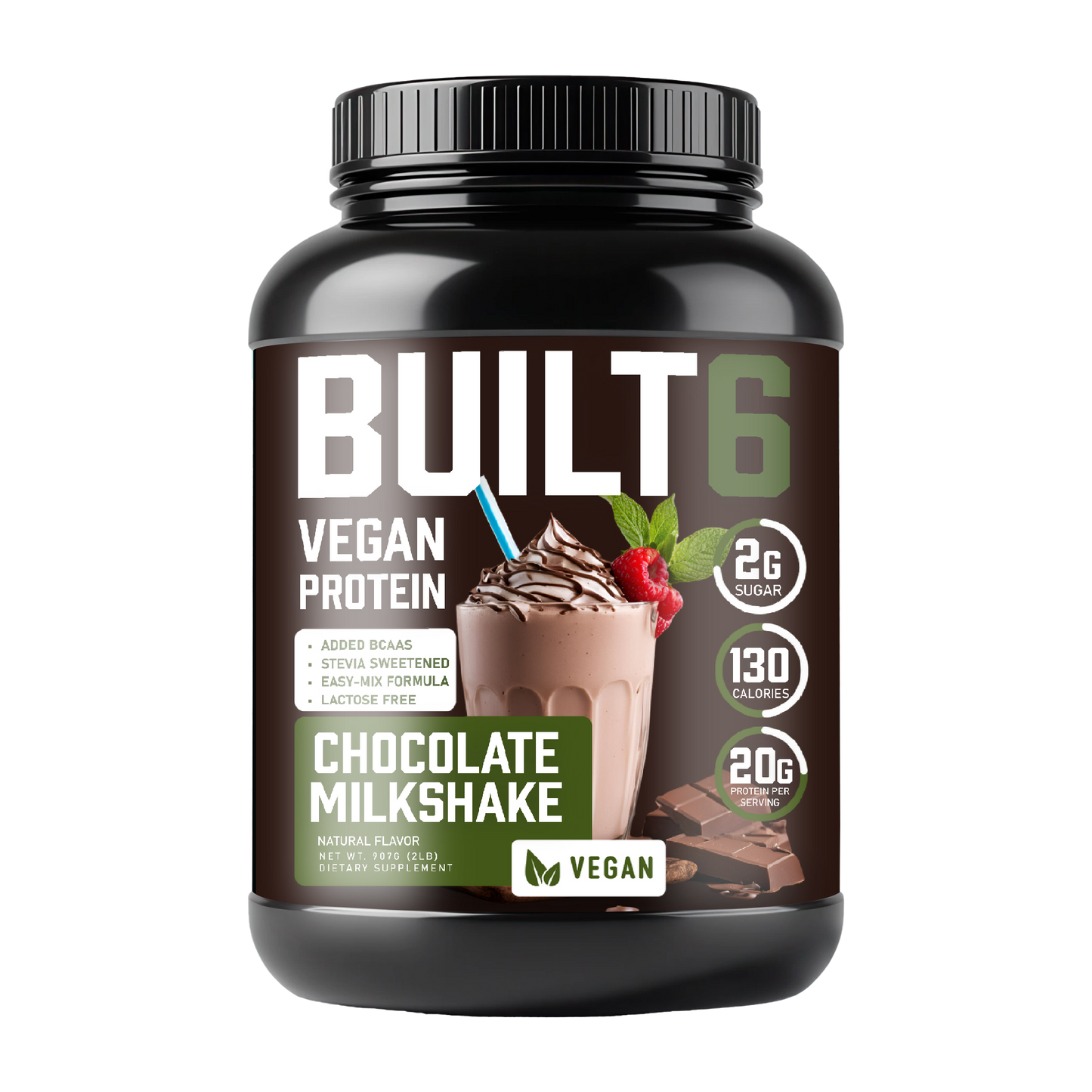 2lb Vegan Protein Chocolate