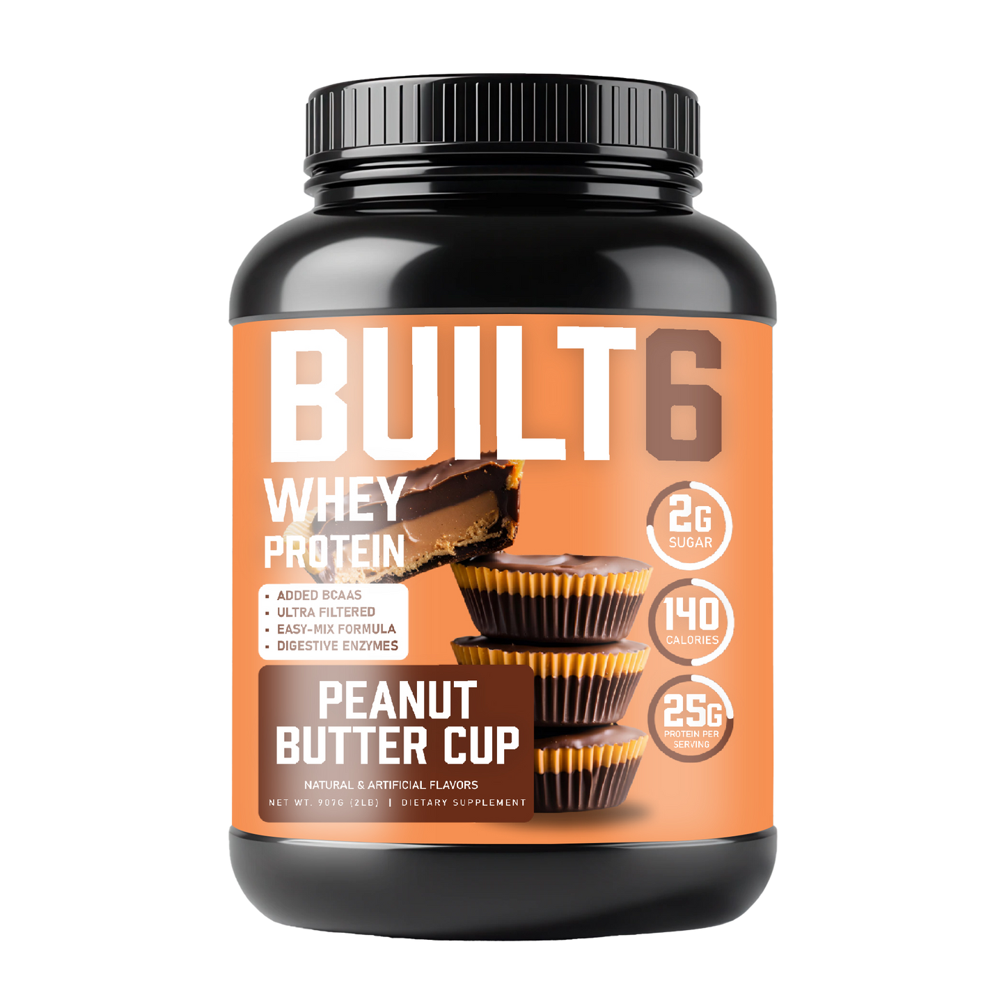 2lb Whey Protein Chocolate Peanut Butter Cup