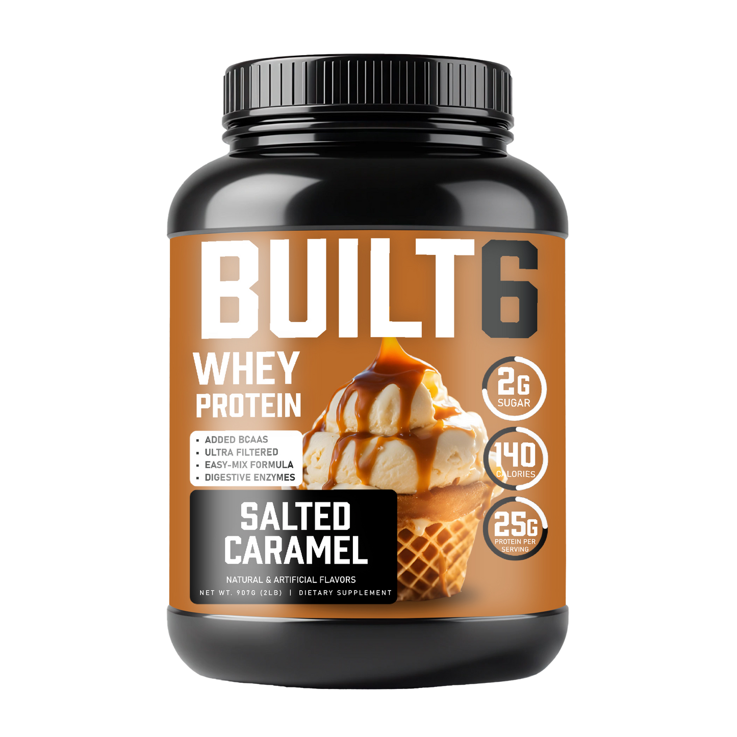 2lb Whey Protein Salted Caramel